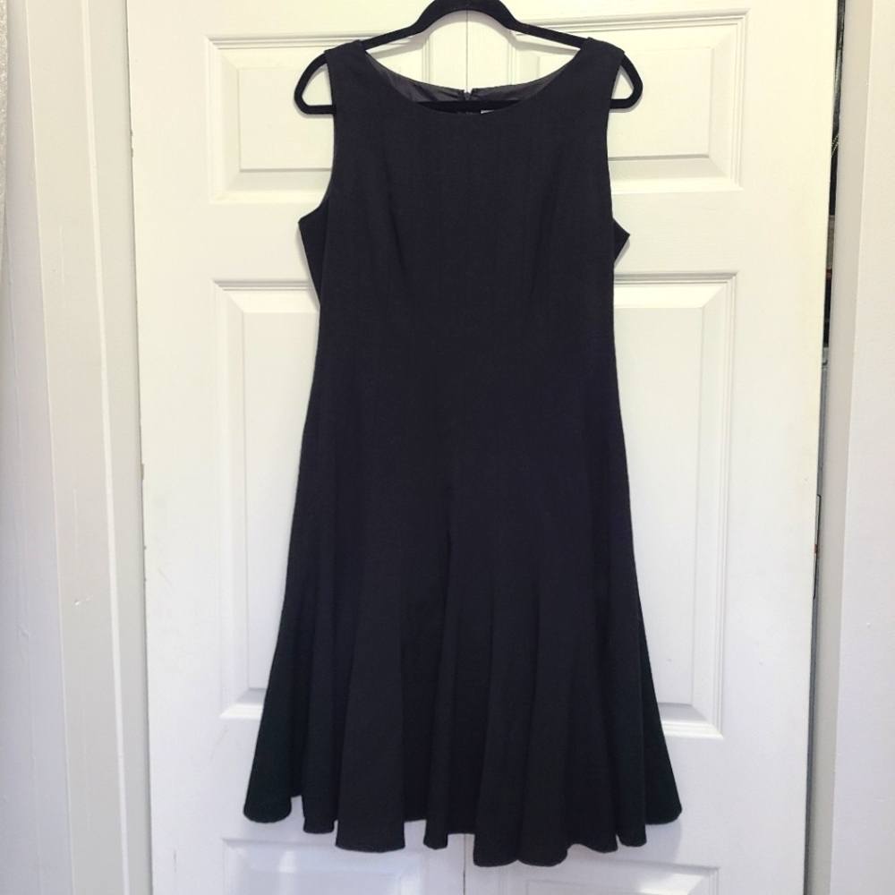 Calvin Klein Dress Fit & Flare Midi Knee‎ Length Career Church Size 12